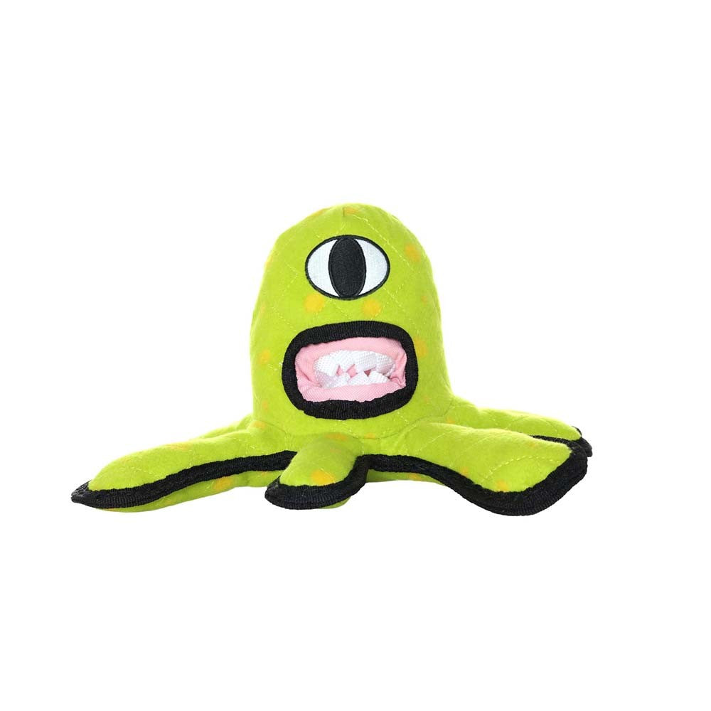 Tuffy Alien Durable Dog Toy Green, 1ea/12 in