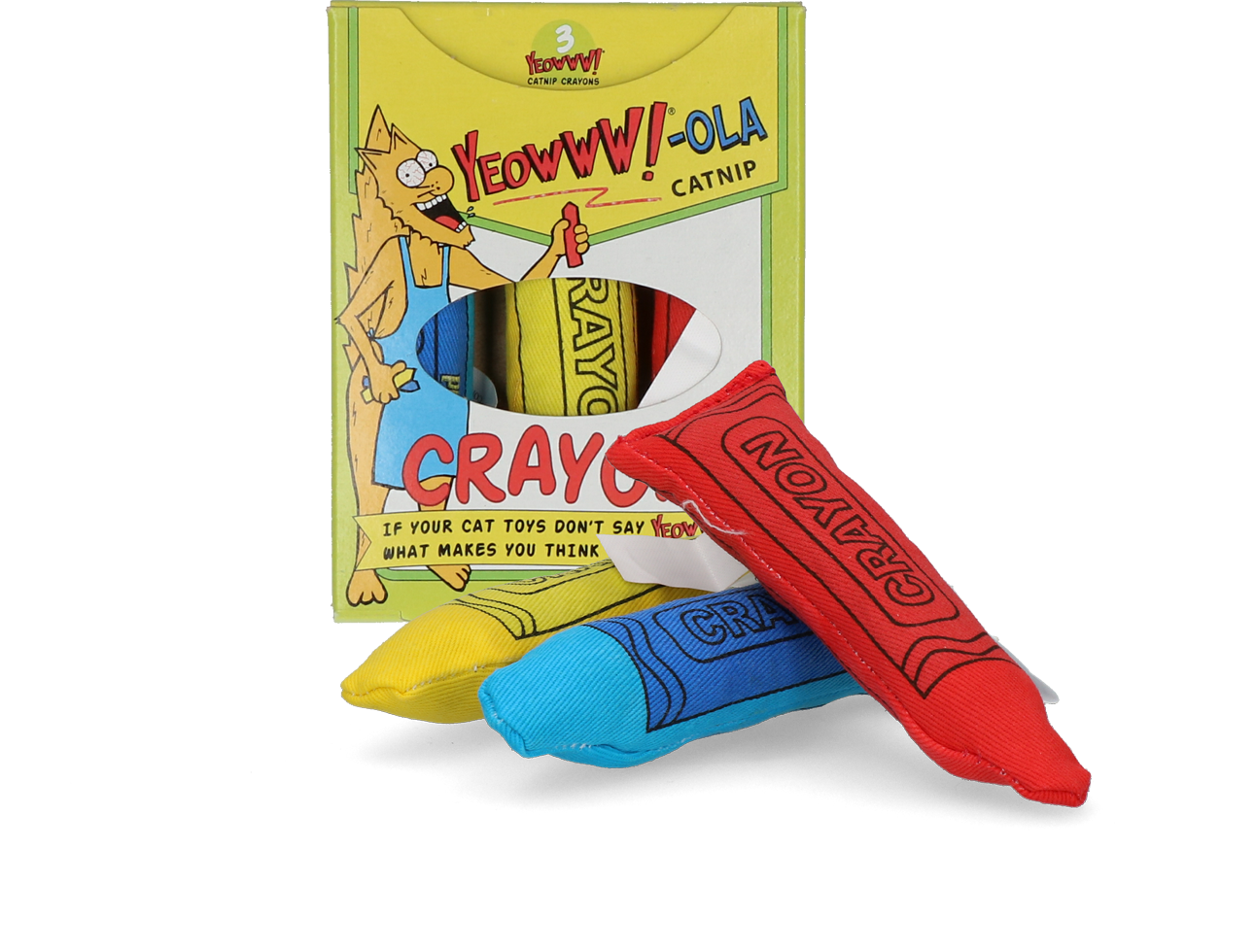 Yeowww ola Crayons Catnip Cat Toy