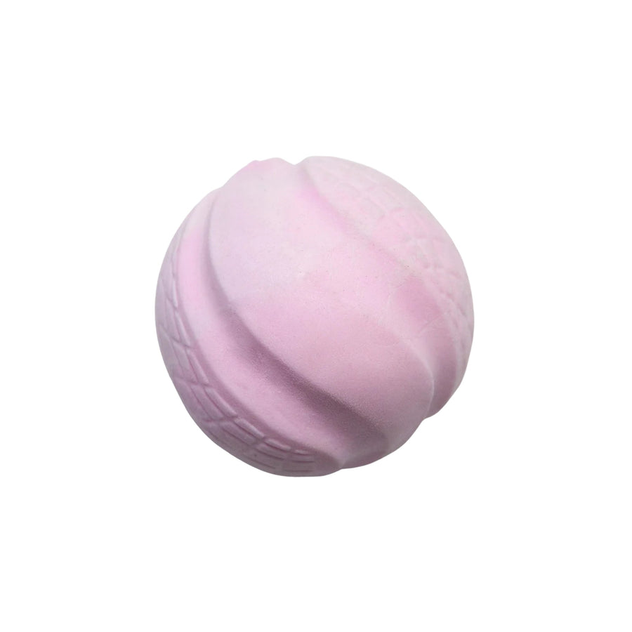 Snugarooz Sky Bounce Ball Eco TPR Dog Toy Pink 3in.