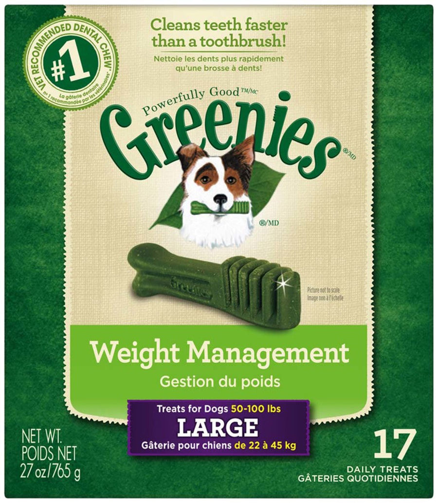 Greenies Weight Management Dog Dental Treats Large, 1ea/27 oz, 17 ct