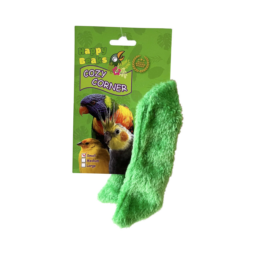 A & E Cages Happy Beaks Snuggle Corner Assorted 1ea/SM