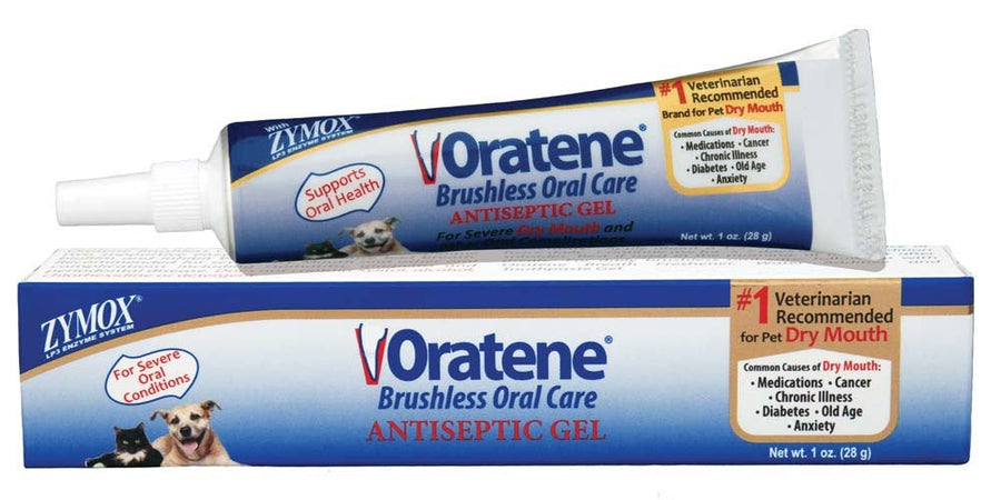 Zymox Oratene Antiseptic Oral Gel for Dogs 1 oz (3pack)