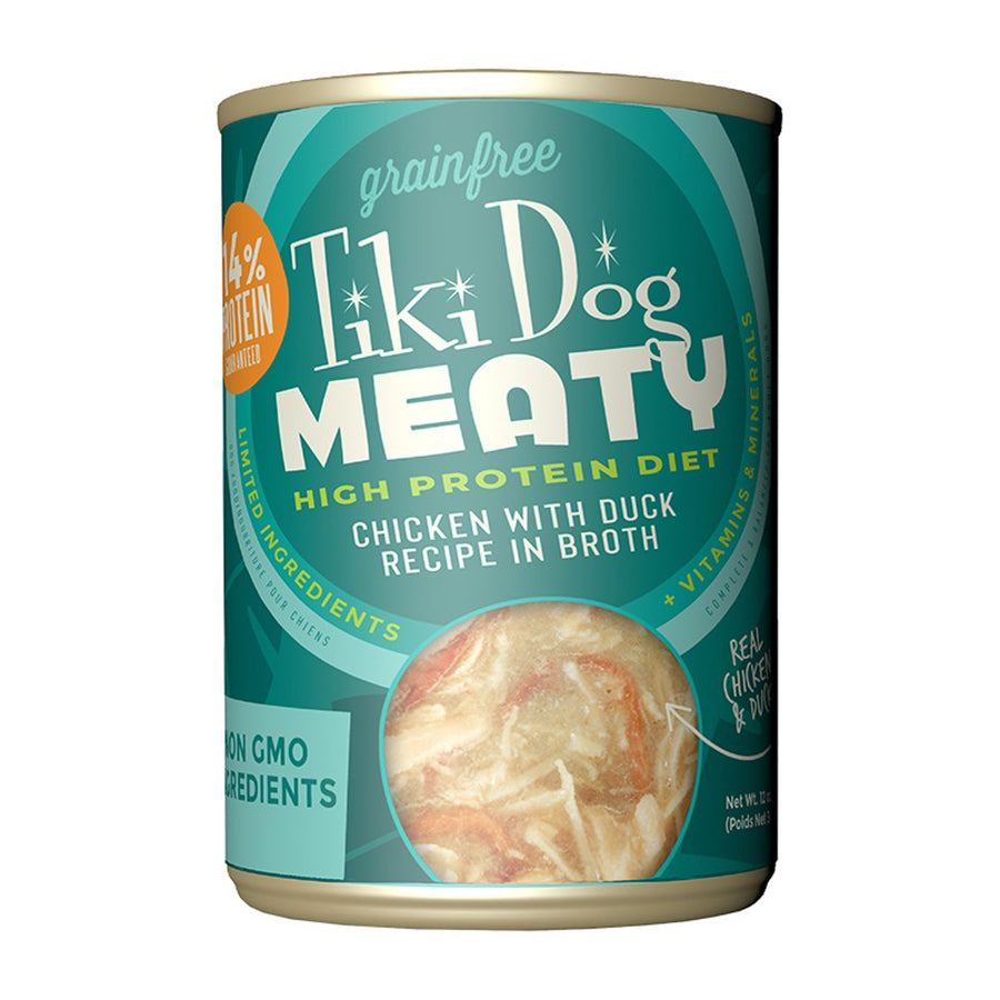 Tiki Pet Dog Meaty Chiken 12oz. (Case Of 8)
