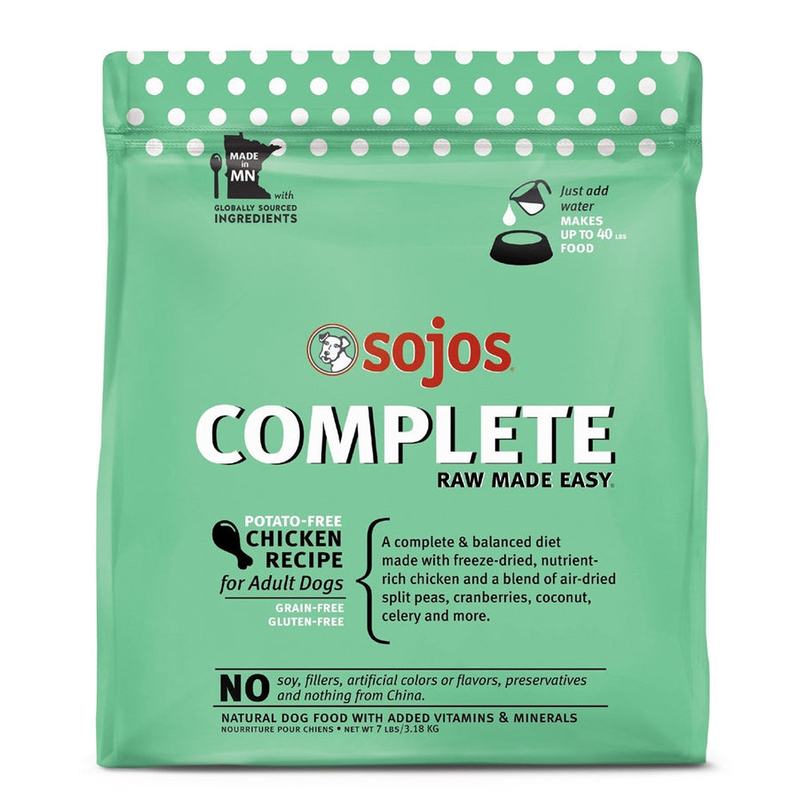 Sojos Complete Grain-Free Adult Pork Recipe Freeze-Dried Raw Dog Food, 1.75 Lbs