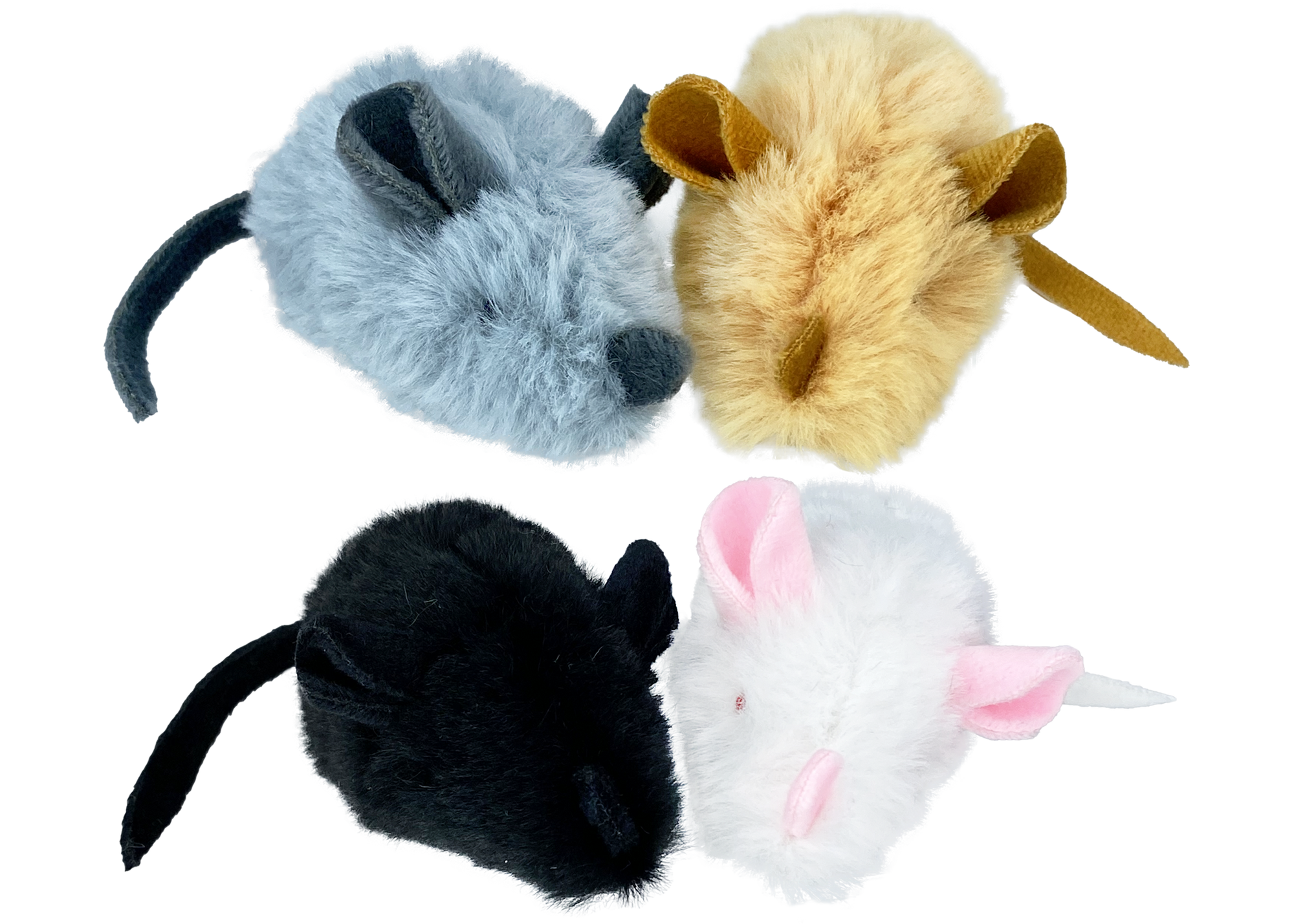Multipet Eco Mice Cat Toy 2Pk 6"
