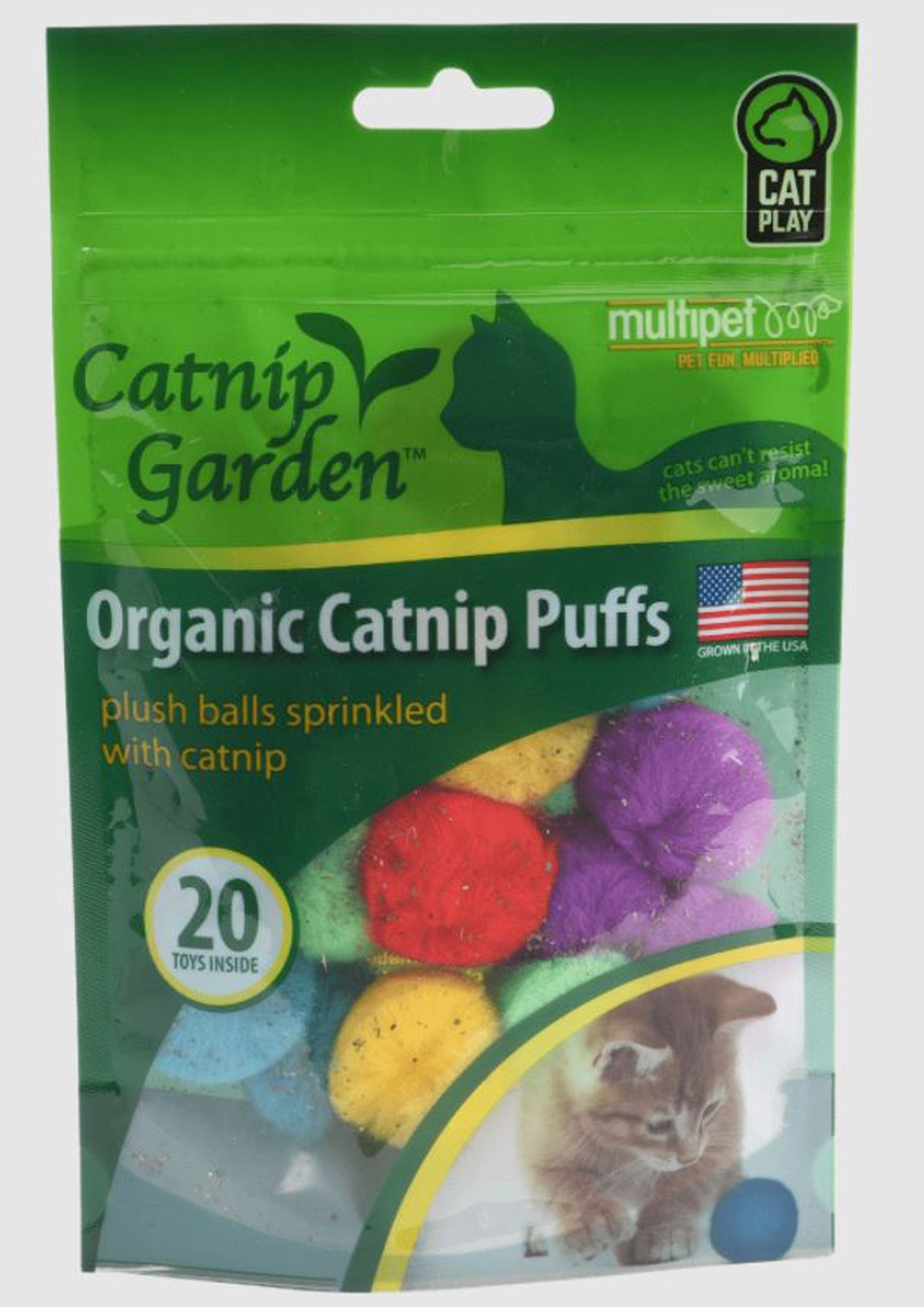 Multipet
Catnip Garden Catnip Puffs 20ct.Bag