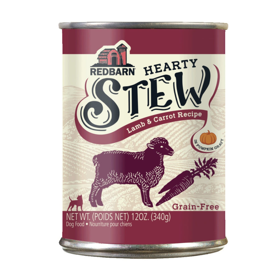 Redbarn Pet Products Hearty Stew All Life Stages Canned Dog Food Lamb & Carrot 12oz