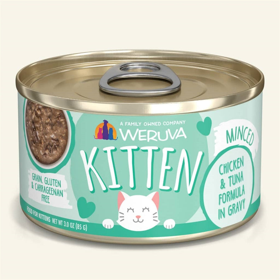 Weruva Kitten Chicken & Tuna Formula in Gravy 3oz. (Case Of 12)