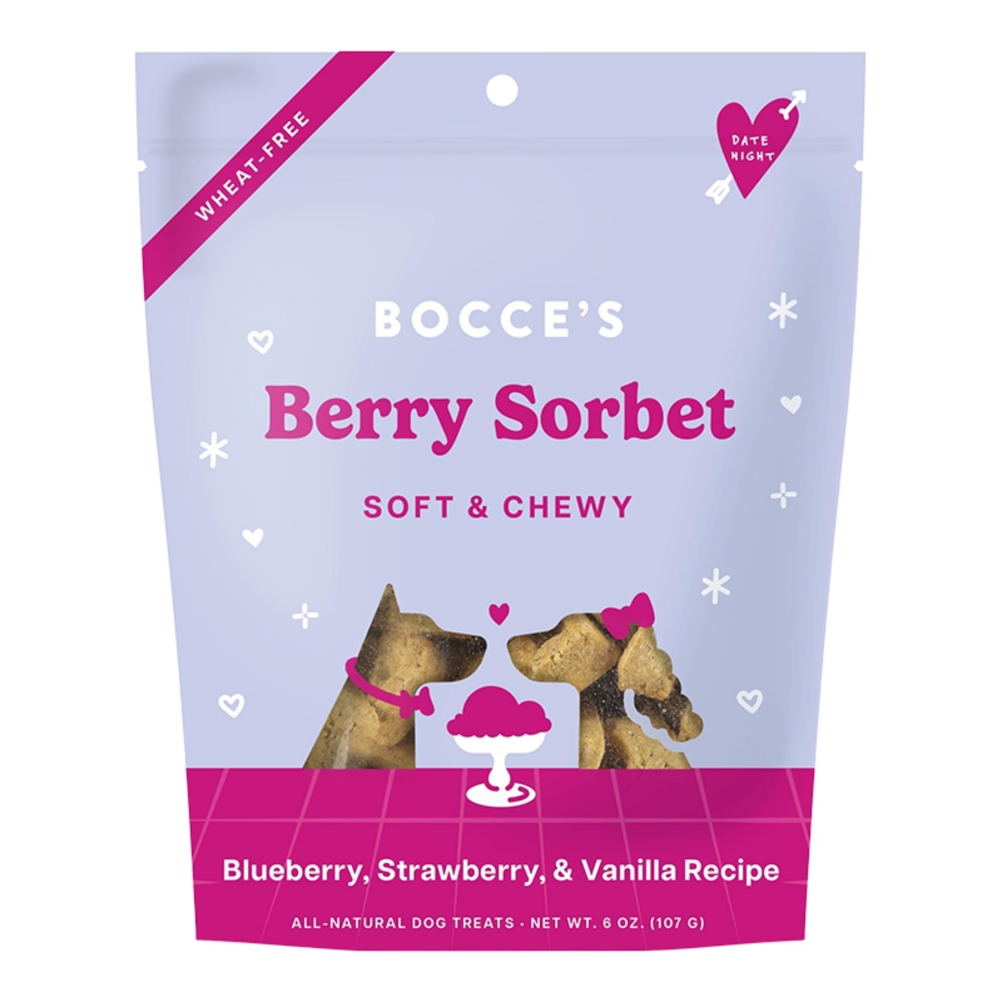 BocceS Bakery Dog Soft & Chewy Berry Sorbet 6oz