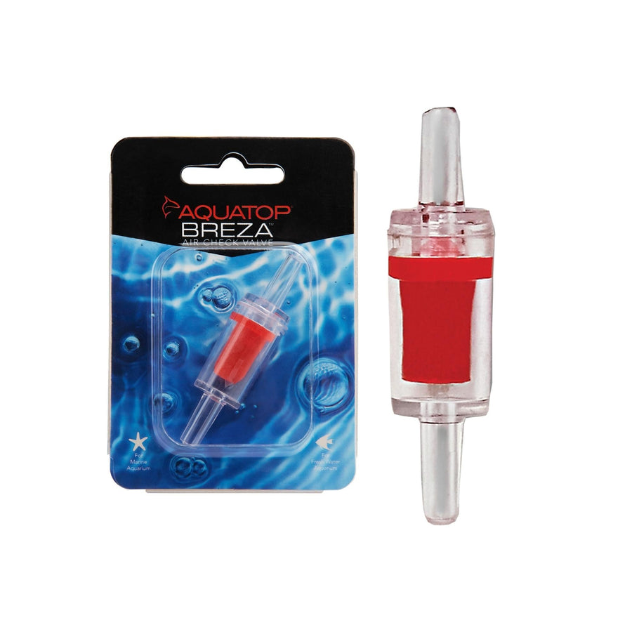Aquatop Check Valve/Air Filter Red, Clear 2 in