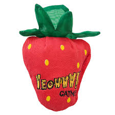 Yeowww Strawberry Catnip Cat Toy Original, Single
