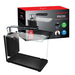 Aquatop PISCES Allinone Nano Bullet Glass Aquarium Kit Black, Clear, 1ea/5 gal