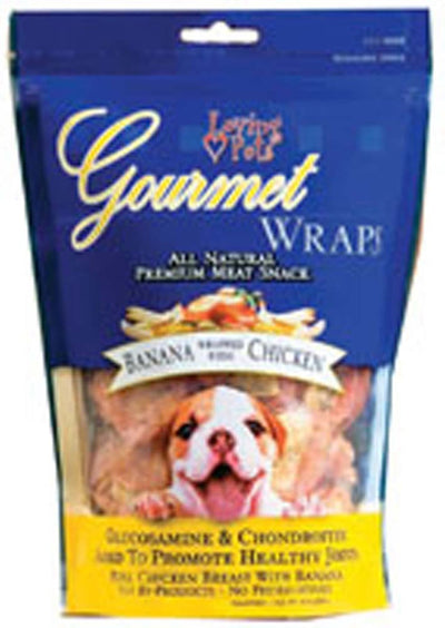 Loving Pets Gourmet Wraps Dog Treat Banana Chicken, 1ea/6 oz
