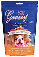 Loving Pets Gourmet Wraps Dog Treat Sweet Potato Chicken, 1ea/8 oz