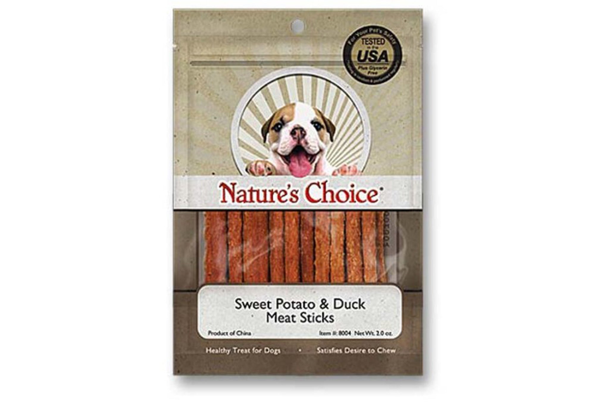 Loving Pets Meat Sticks Dog Treats Duck Sweet Potato, 1ea/2 oz