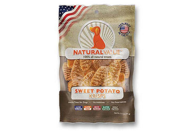 Loving Pets Natural Value Krisps Dog Treats Sweet Potato, 1ea/2.5 oz