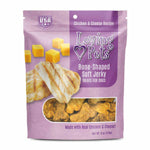 Loving Pets BoneShaped Soft Jerky Dog Treat Chicken Cheese, 1ea/6 oz
