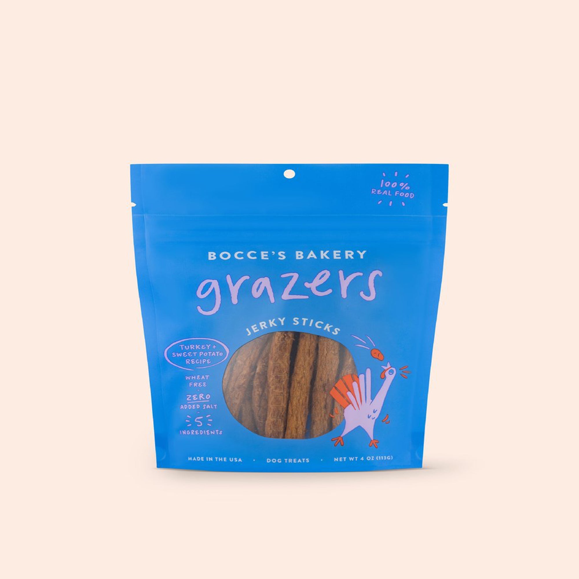 Bocces Dog Grazers Turkey 4 oz