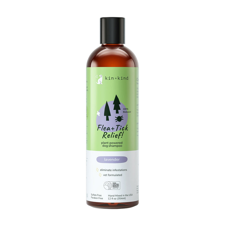 Kin+Kid Flea/Tick Lavender Shampoo 12oz.