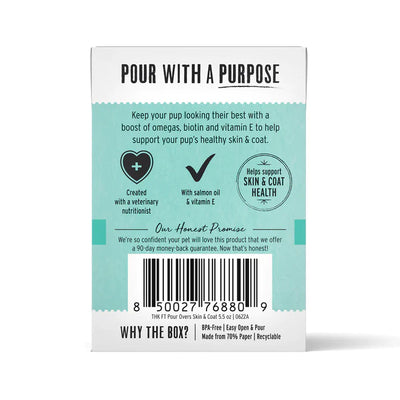 The Honest Kitchen Dog Grain Free Pour Over Skin & Coat Salmon 5.5oz. (Case of 12)