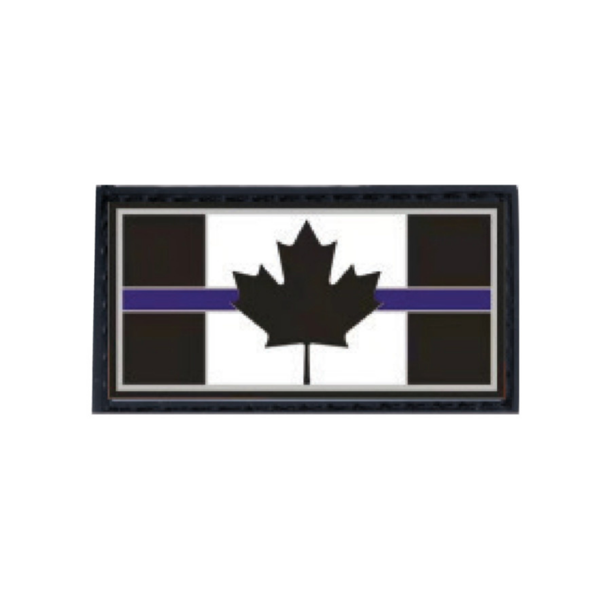 Boss Dog Tactical Collar Patch Canadian Thin Blue Line, One Size