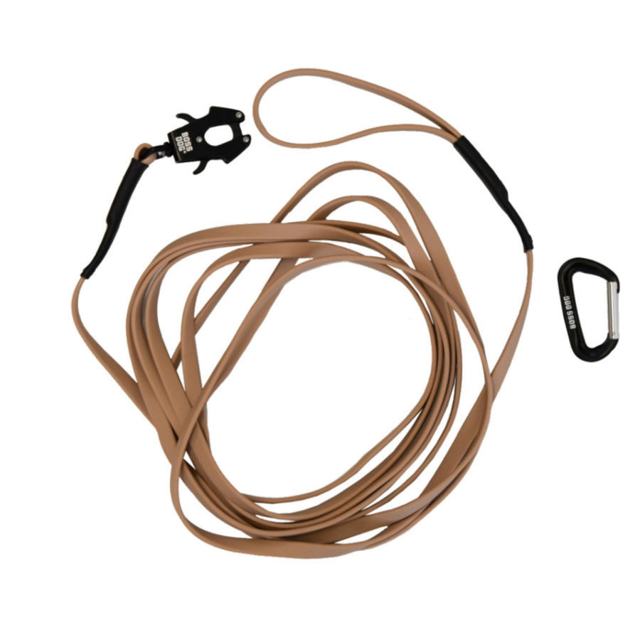 Boss Dog Tactical TPU Dog Leash Tan, 1ea/20 ft