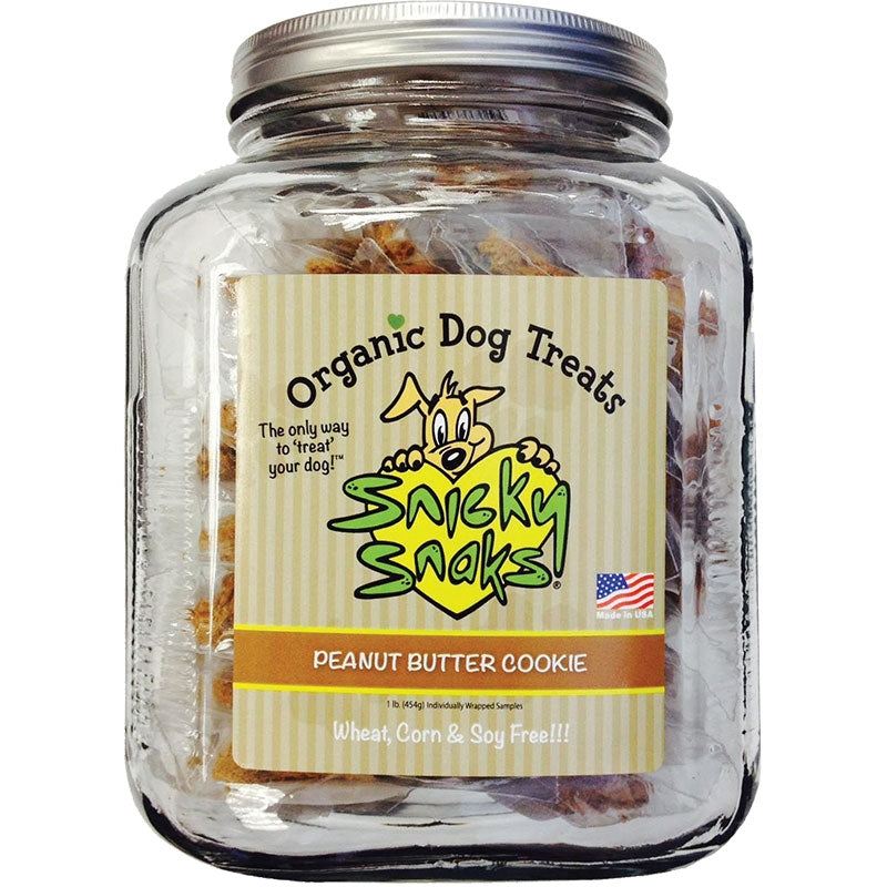 Snicky Dog Original Peanut Butter Cookie 1 Lbs. Jar