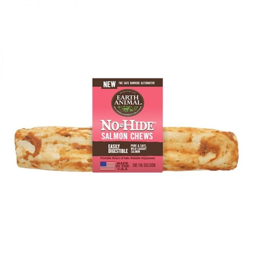 Earth Animal No Hide Chews- Salmon Large (Case of 12)