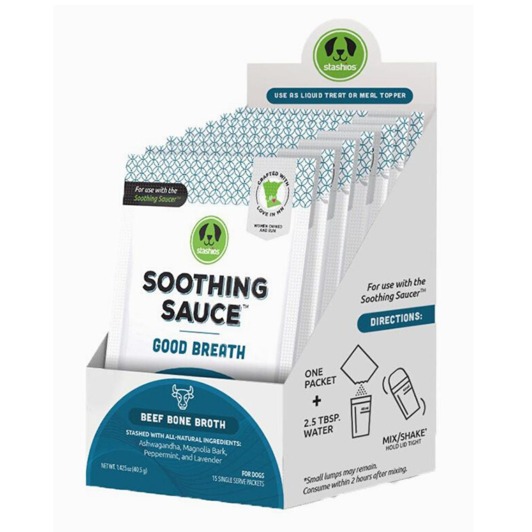 Stashios Soothing Sauce Pdq Good Breath Beef 15 Pieces 3 packs