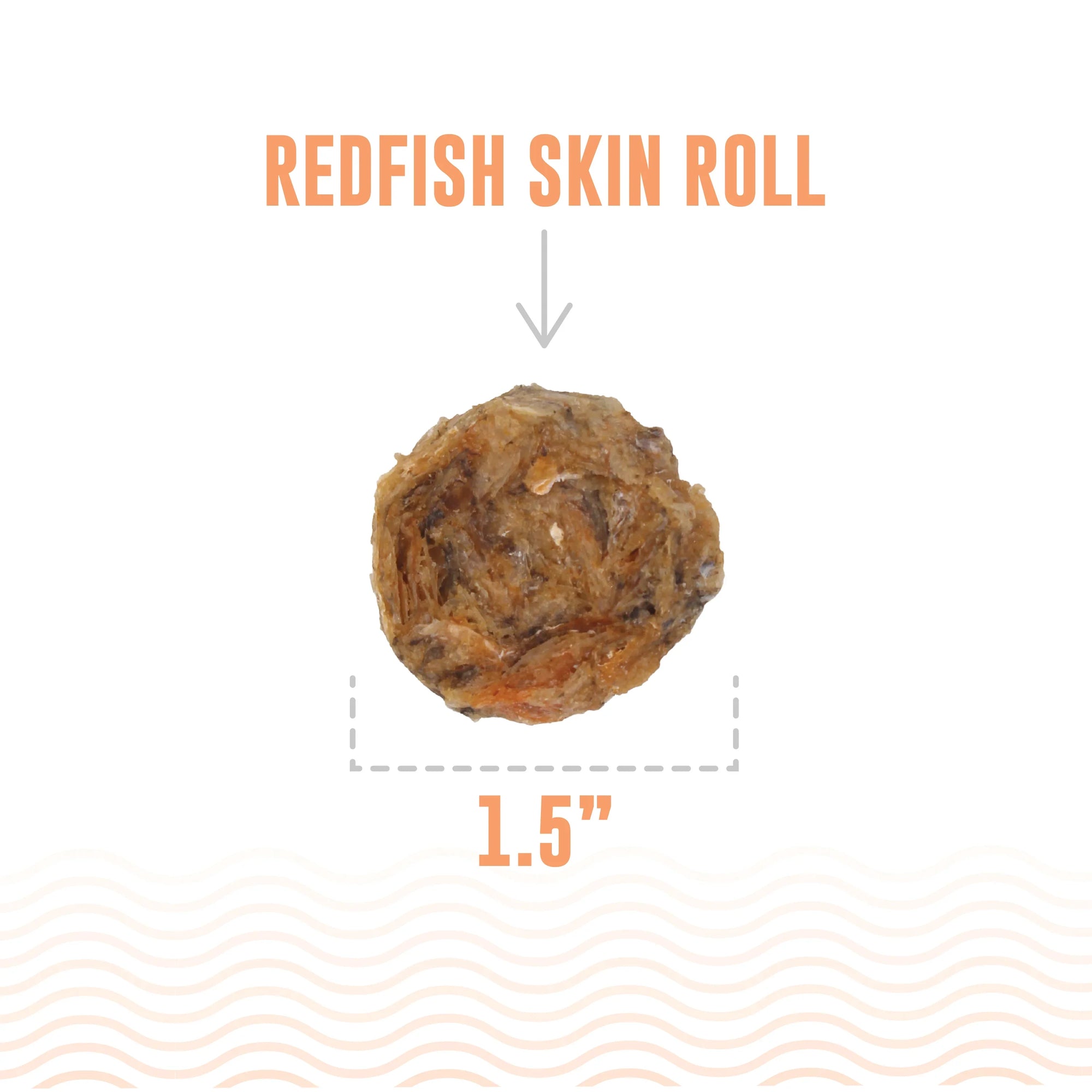 Icelandic Redfish Skin Rolls Single Bag