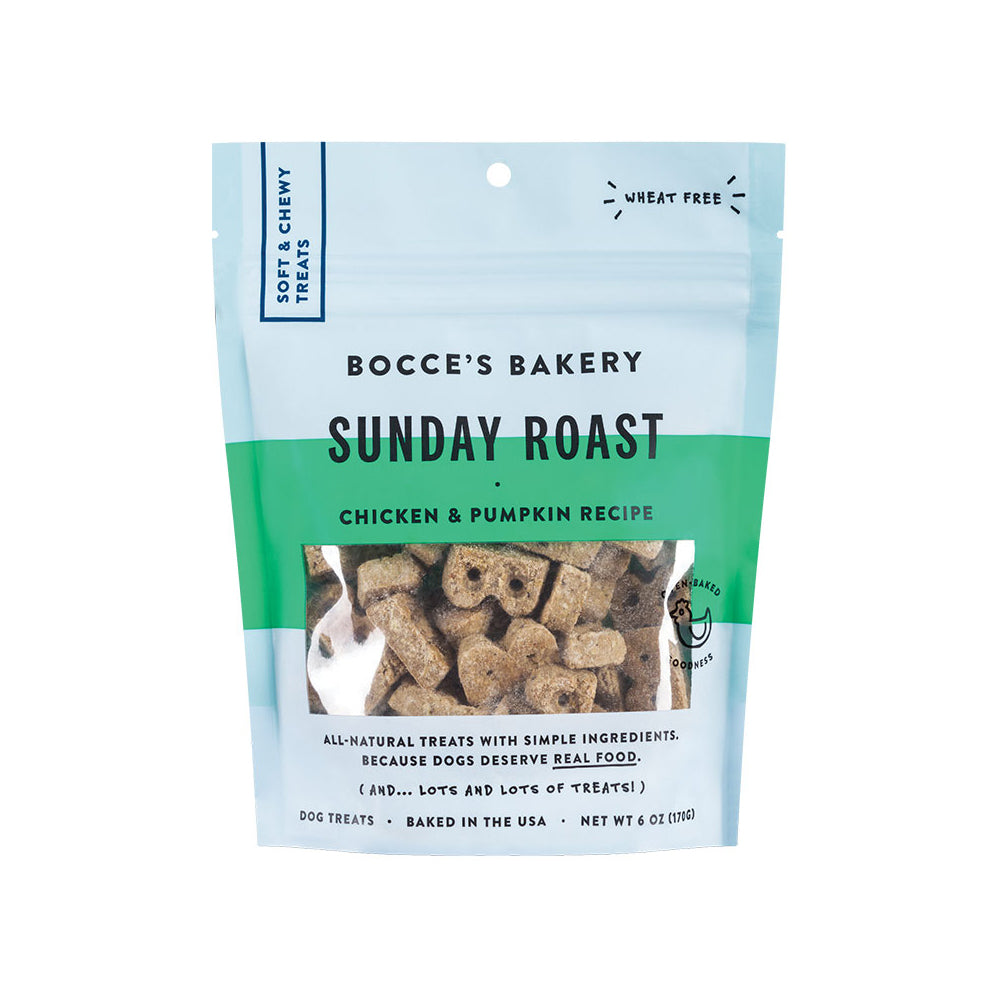 Bocces Bakery Dog Soft And Chewy Sunday Roast 6oz