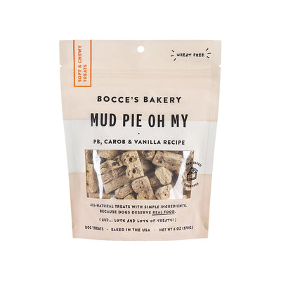 Bocces Bakery Dog Soft And Chewy Mud Pie 6oz