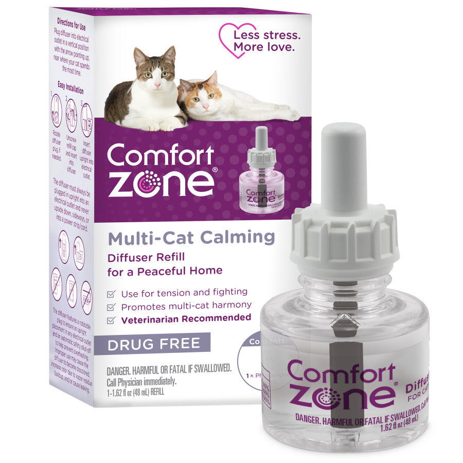 Comfort Zone Comfort Zone Multi Cat Calming Diffuser Refills 1pack 1ea/1 Refill