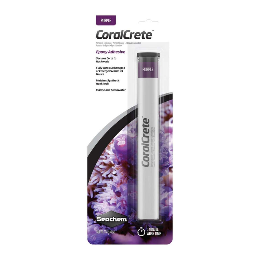Seachem Laboratories CoralCrete Epoxy Adhesive Purple, 1ea/4 oz