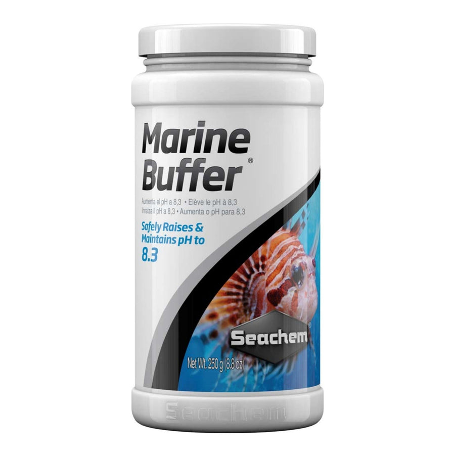 Seachem Laboratories Marine Buffer Saltwater Aquarium Water Treatment 1ea/8.8 oz