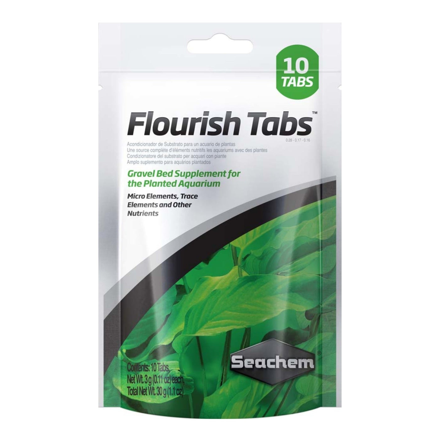 Seachem Laboratories Flourish Tabs Plant Supplement 1ea/1.1 oz, 10 ct