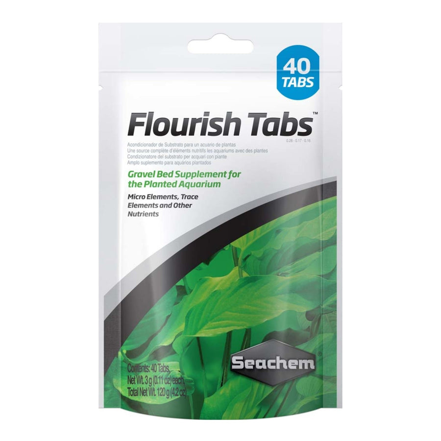 Seachem Laboratories Flourish Tabs Plant Supplement 1ea/4.2 oz, 40 ct