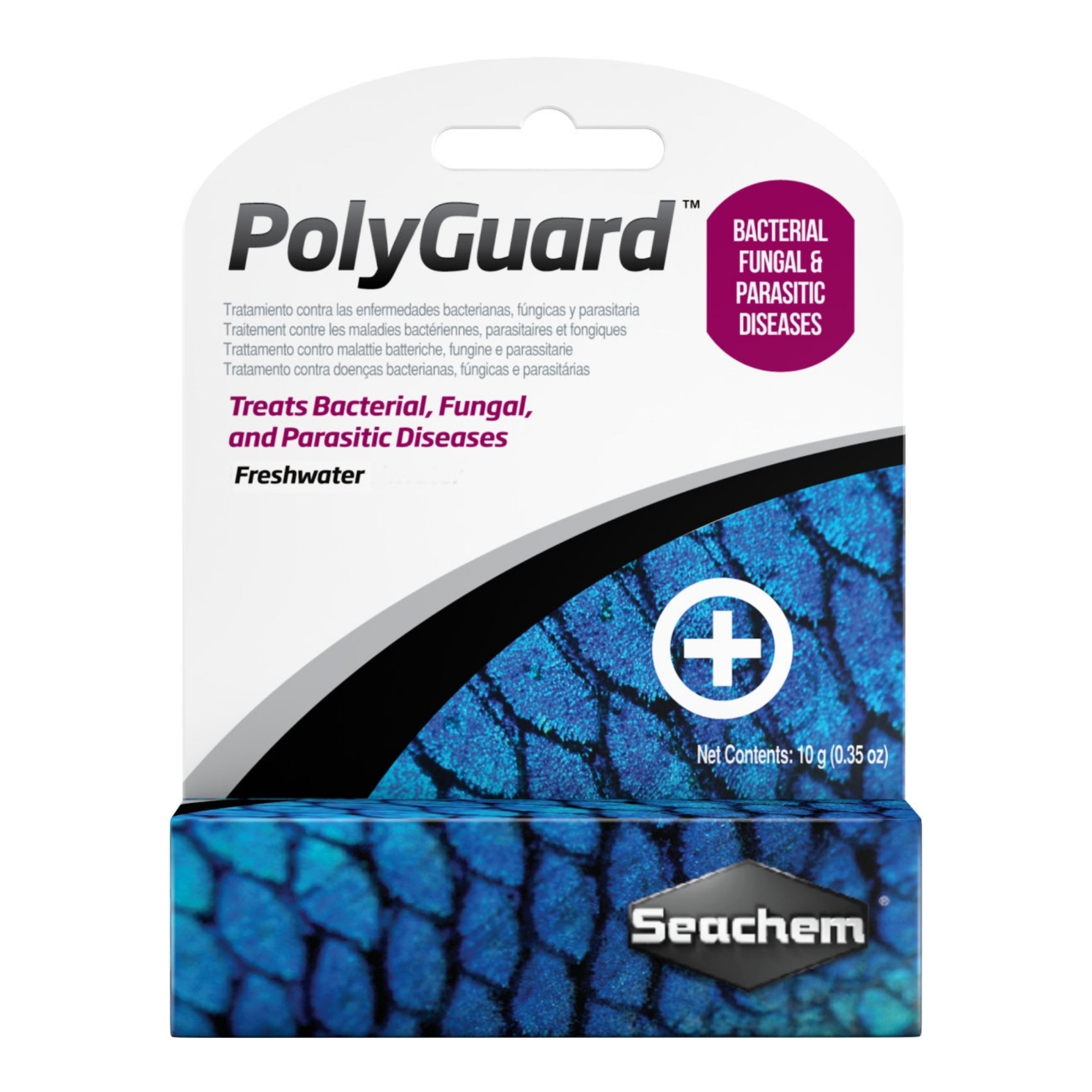 Seachem Laboratories PolyGuard Bacterial, Fungal and Parasitic Diseases Treatment 1ea/0.4 oz