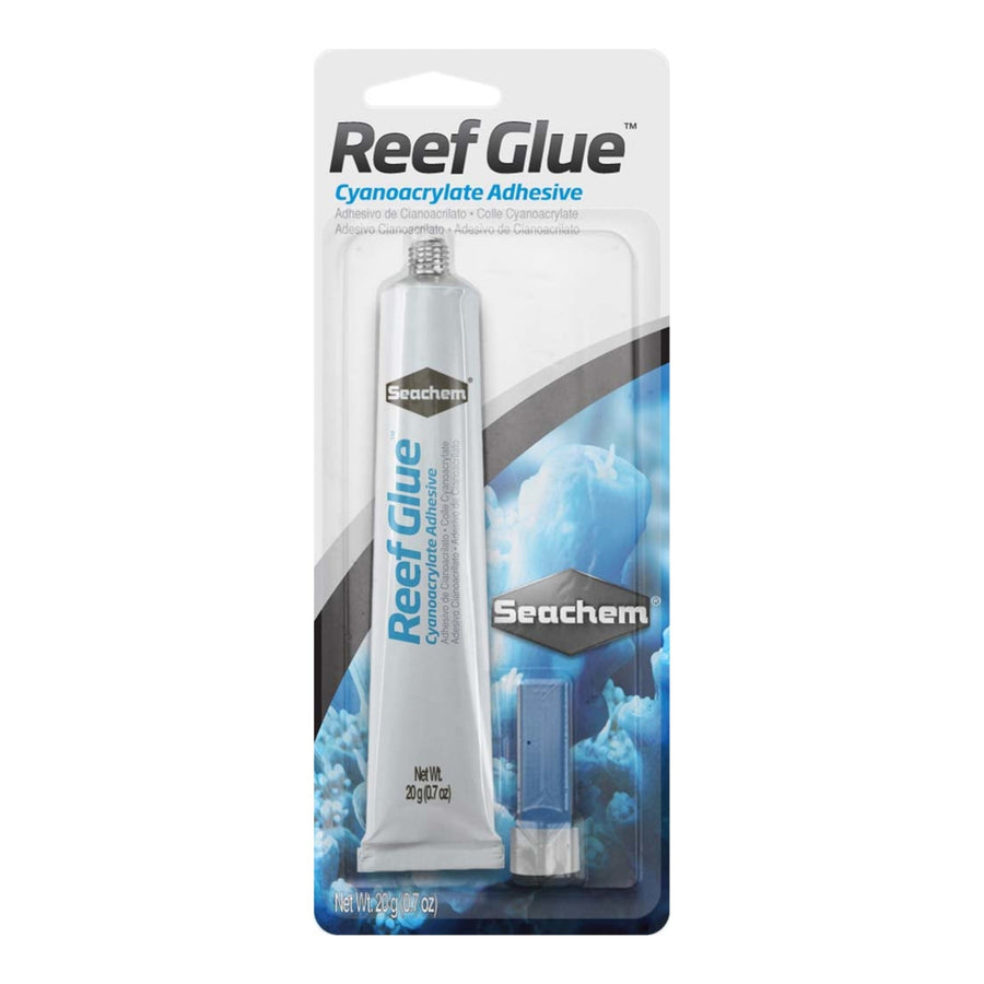 Seachem Laboratories Reef Glue Cyanoacrylate Adhesive Gel Clear, 1ea/20 g, 0.7 oz