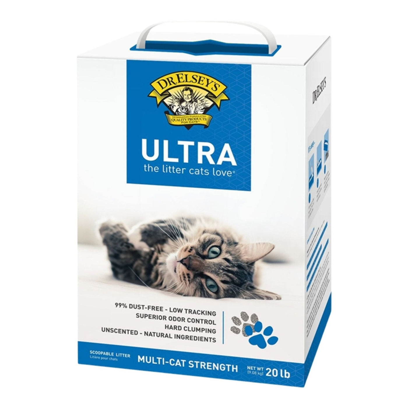 Dr. Elsey's Cat Ultra Clumping Unscented Litter 20Lbs