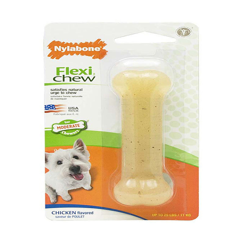 Nylabone Moderate Chew Chicken Chew Toy Chicken, 1ea/SMall/Regular  Up To 25 Ibs. 1 ct