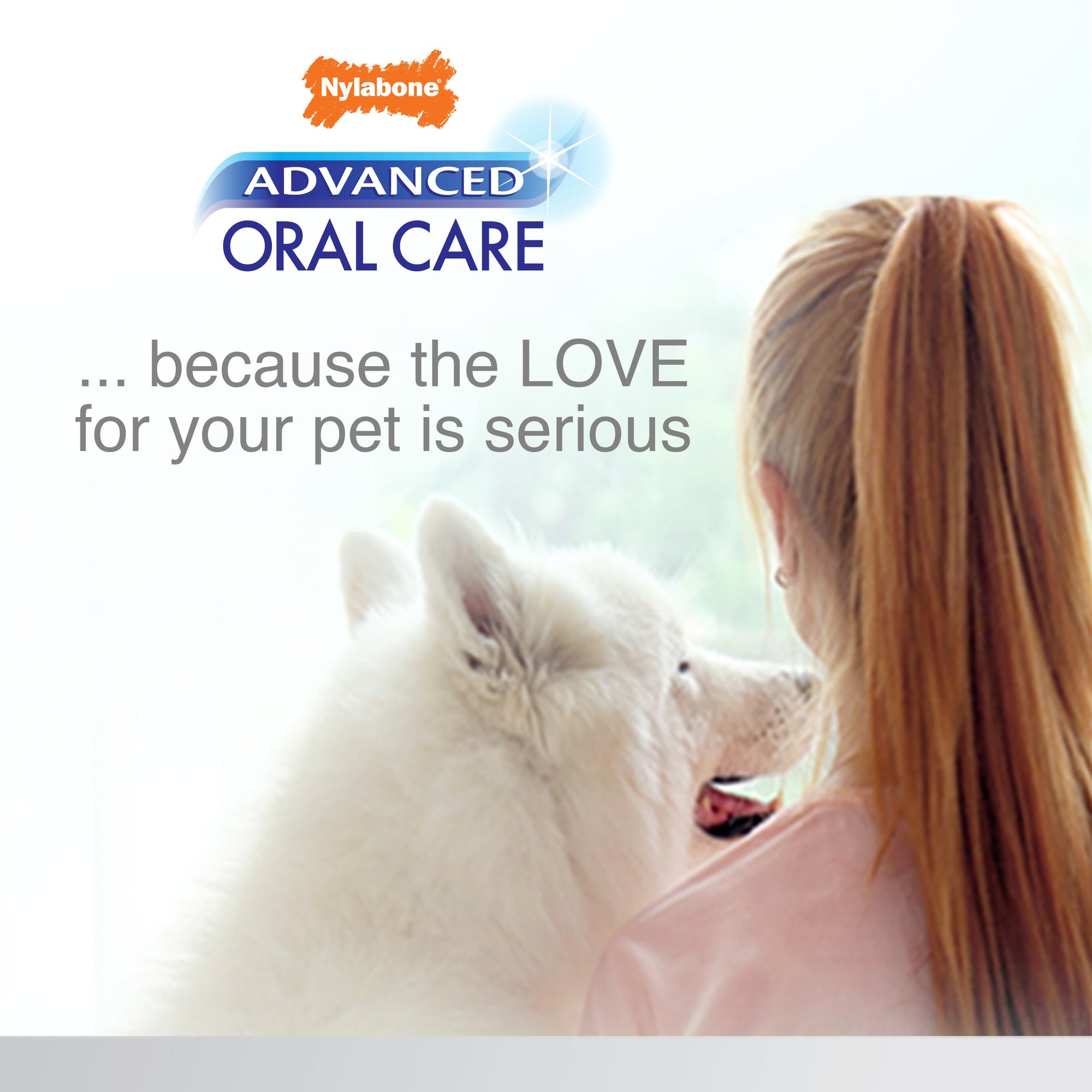 Nylabone Advanced Oral Care Natural Dog Dental Kit Peanut Butter 1ea