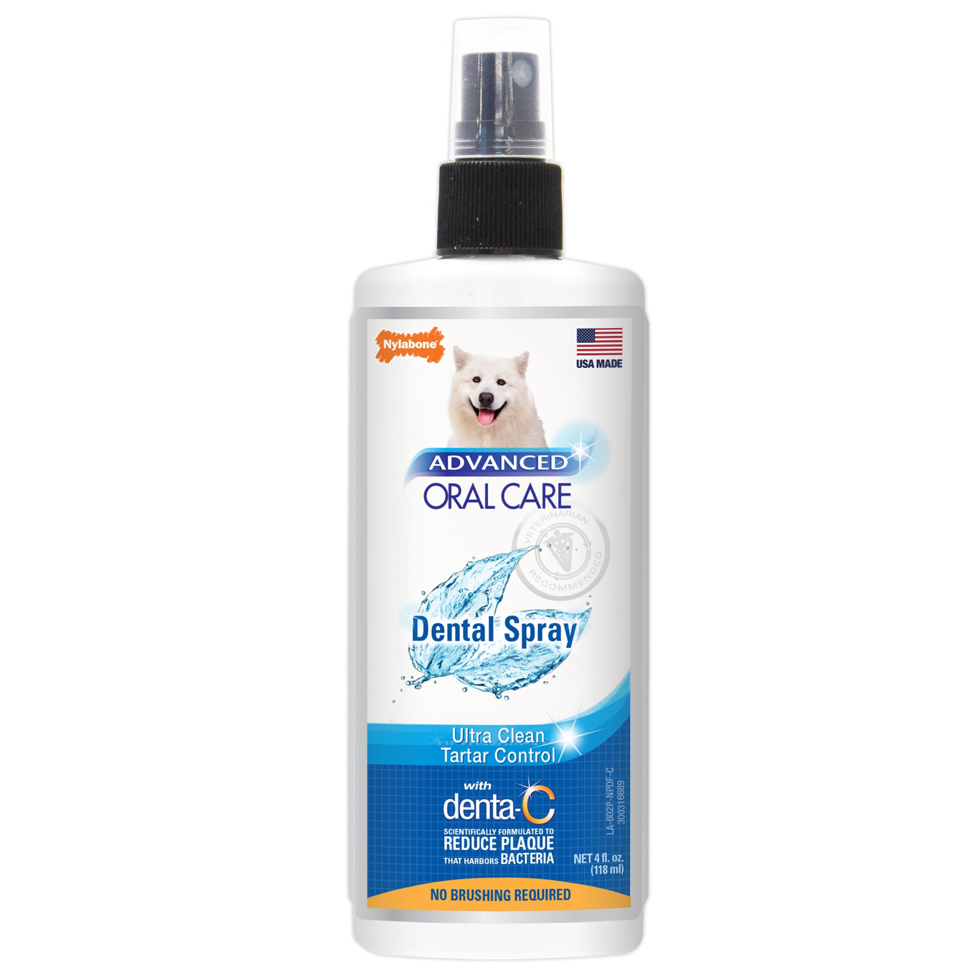 Nylabone Advanced Oral Care Dental Spray Fresh Breath 1ea/4 oz