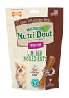 Nylabone Nutri Dent Filet Mignon Dog Dental Chews Filet Mignon 1ea/Medium - 15 Lbs. To 30 lb