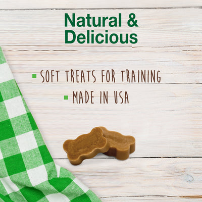 Nylabone Healthy Edibles Chewy Bites Soft Dog Treats Peanut Butter, 6 oz 1 ct