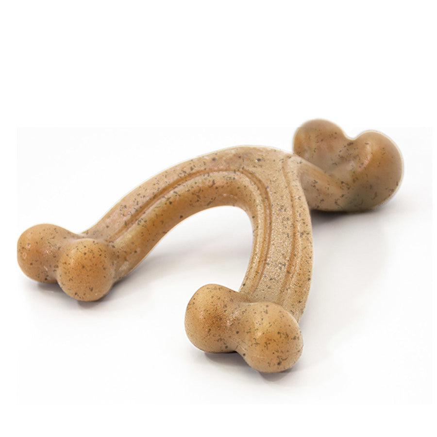 Nylabone Gourmet Style Strong Chew Wishbone Dog Chew Toy Chicken, 1ea/Large/Giant  Up To 50 Lbs. 1 ct