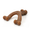 Nylabone Gourmet Style Strong Wishbone Dog Chew Toy Bacon 1ea/SMall/Regular - Up To 25 Ibs.