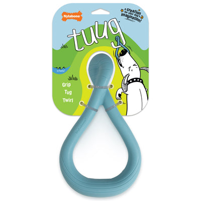 Nylabone Creative Play Tuug Dog Tug Toy Blue 1ea/Large/Giant - Up To 50 lb