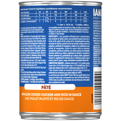 IAMS Proactive Health Paté Senior Wet Dog Food Chicken & Rice 12.3oz