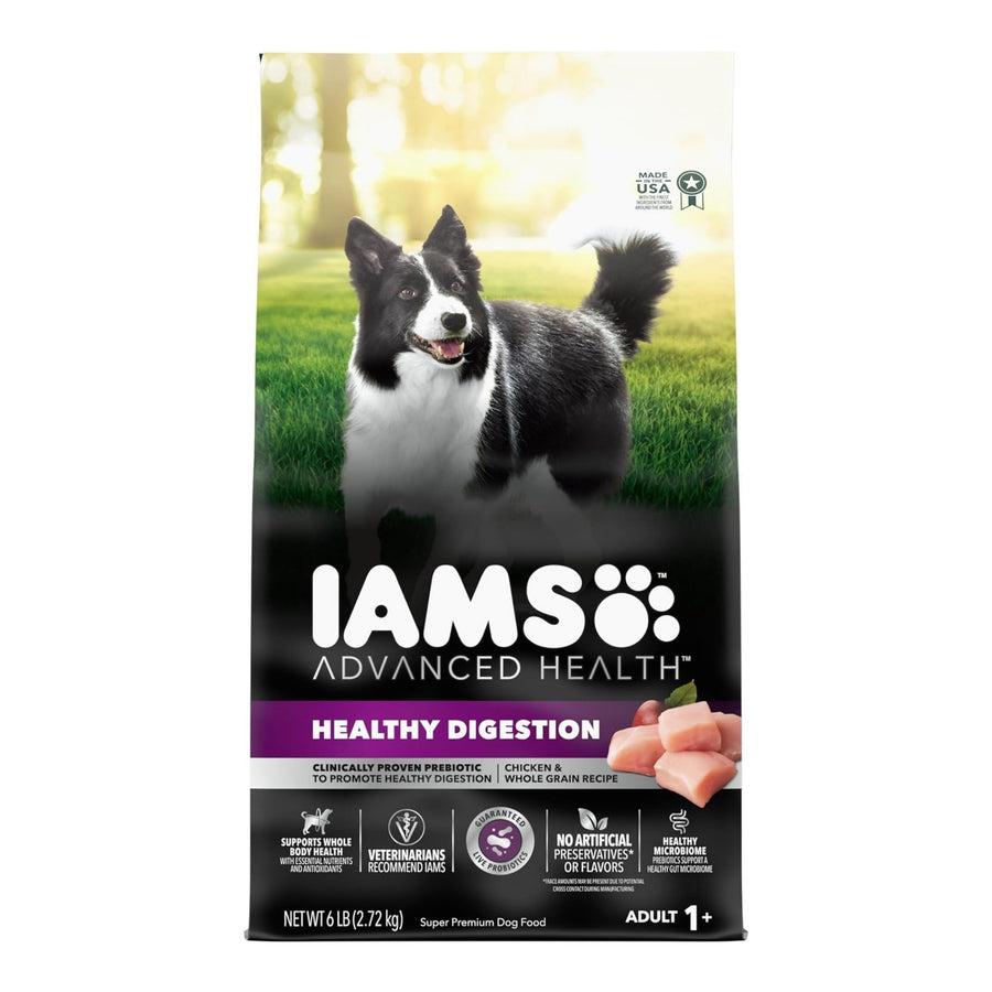 IAMS Advanced Healthy Digestion Adult Dry Dog Food Chicken & Whole Grains 1ea/6 lb